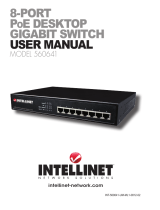 Intellinet 8-Port PoE+ Desktop Gigabit Switch Instrukcja obsługi