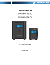 BlueWalker PowerWalker VI 1200 LCD/FR Instrukcja obsługi