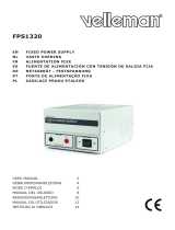 Velleman FPS1320 Instrukcja obsługi