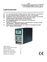 Velleman LABPS3003SM Instrukcja obsługi