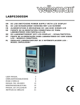 Velleman LABPS3005SM Instrukcja obsługi