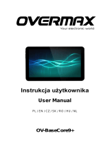 Overmax BaseCore 9+ Instrukcja obsługi