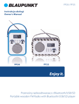 Blaupunkt PP20PK Instrukcja obsługi