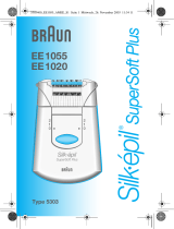 Braun EE1055, E1020, Silk-épil SuperSoft Instrukcja obsługi