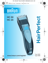 Braun HC50,  HC20 Instrukcja obsługi