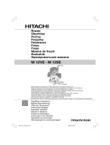 Hitachi M 12SE Instrukcja obsługi