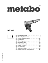 Metabo WS 7400 Instrukcja obsługi