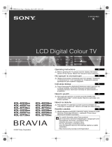 Sony BRAVIA KDL-32D28 Instrukcja obsługi