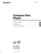 Sony CDP-XE320 Instrukcja obsługi