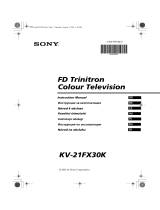 Sony KV-21FX30K Instrukcja obsługi