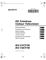Sony KV-21CT1K Instrukcja obsługi