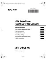 Sony KV-21CL1K Instrukcja obsługi