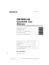 Sony XR-3503MK2 Instrukcja obsługi