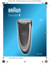 Braun 190, Series 1 Instrukcja obsługi