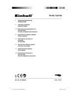 EINHELL Expert TE-AG 125/750 Instrukcja obsługi