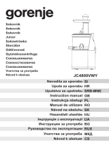 Gorenje JC4800VWY Instrukcja obsługi