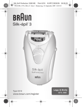 Braun Legs 3370,  3380,  Silk-épil 3 Instrukcja obsługi
