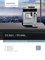 Siemens TE803M09GB Instrukcja obsługi