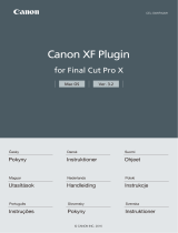 Canon XF205 Instrukcja obsługi