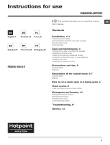 HOTPOINT/ARISTON RDSG 86207 S EU instrukcja