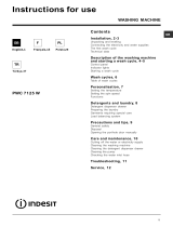 Indesit PWC 7125 W (EU) instrukcja