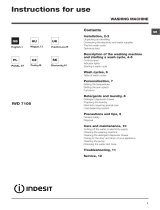 Indesit IWD 7108 ECO (EE) instrukcja