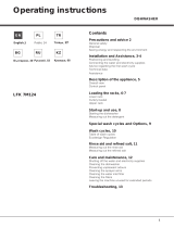 Indesit LFK 7M124 EU instrukcja