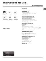 HOTPOINT/ARISTON RSPD 824 JX EU instrukcja