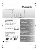 Panasonic SCHT845 Instrukcja obsługi