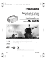 Panasonic NVGS320 Instrukcja obsługi