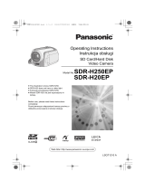 Panasonic SDRH250EP Instrukcja obsługi
