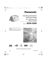 Panasonic SDRH280 Instrukcja obsługi