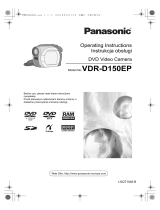 Panasonic VDRD150EP Instrukcja obsługi