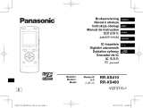 Panasonic RRXS400E Instrukcja obsługi