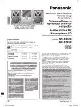 Panasonic SCAK350 Instrukcja obsługi