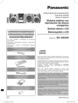 Panasonic SCAK640 Instrukcja obsługi