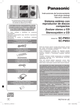 Panasonic SCPM54 Instrukcja obsługi