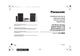 Panasonic SCPMX9EG Instrukcja obsługi