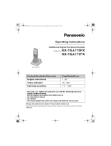 Panasonic KXTGA715FX Instrukcja obsługi