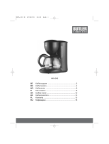 Butler Coffee Maker 645-043 Instrukcja obsługi