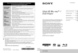 Sony UBP-X800M2 Instrukcja obsługi