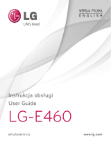 LG E460 Instrukcja obsługi