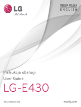 LG LGE430 Instrukcja obsługi