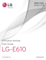 LG LGE610.AORABK Instrukcja obsługi