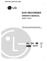 LG DR275-S Instrukcja obsługi
