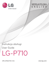 LG LGP710.AYGOBK Instrukcja obsługi