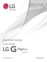 LG LG G Pad 10.1 Instrukcja obsługi