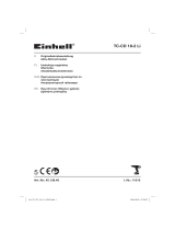 EINHELL TC-CD 18-2 Li (1x1,5Ah) Instrukcja obsługi