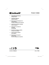 EINHELL Expert TE-AG 115/600 Instrukcja obsługi