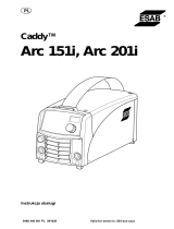 ESAB Caddy® Arc 151i, Caddy® Arc 201i Instrukcja obsługi